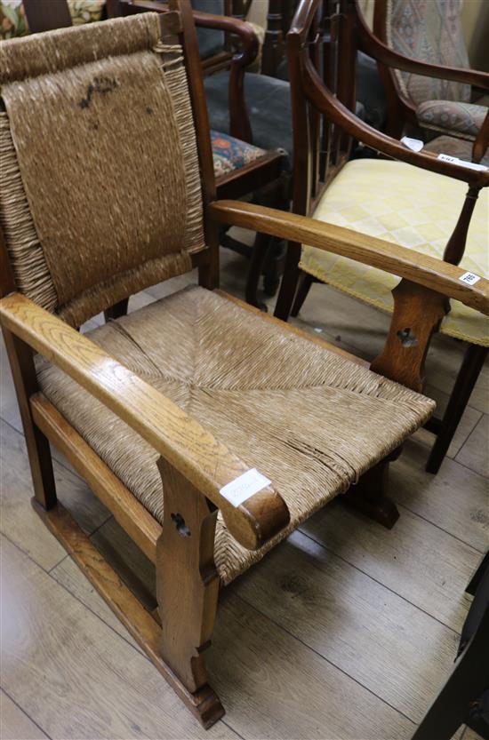 An Arts and Crafts chair